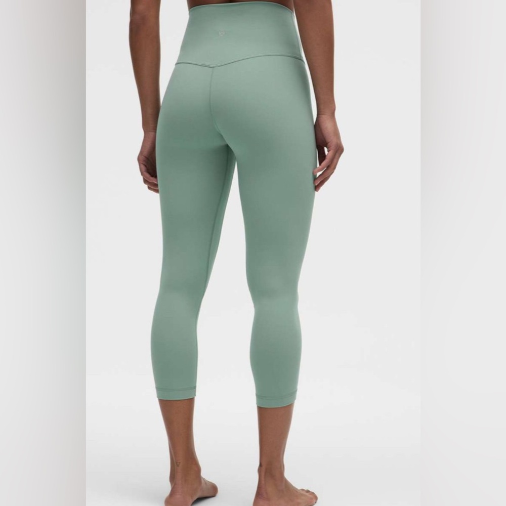 Lululemon Align High-Rise Crop 23" Crater Blue size 0